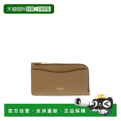 COACH 女士卡包 CZ1120B4YTH SS2026 棕色 Leather card holder