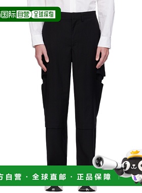 1h可退 潮奢 J EONGL I 男士 黑色 Overlap 工装裤 SET7AW24Overl