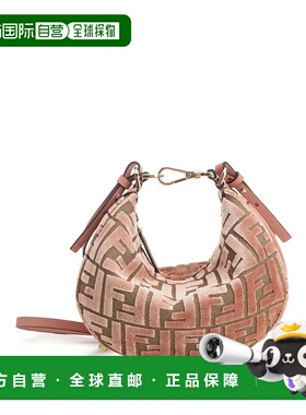 FENDI 女士斜挎包 8BS081AT14F1TW3 AW2025 棕色 Fendigraphy Min