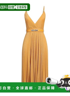 1h可退 潮奢 liujo 女士 夏装连衣裙 yellow黄色 舒适时尚