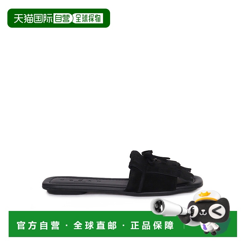 1h可退 HOGAN 女士凉鞋 HXW6850FR50BTMB999 SS2025 黑色 Hogan