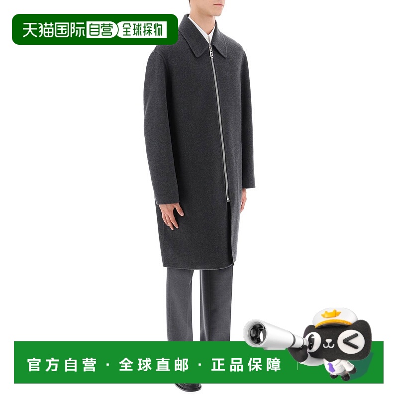 FENDI 男士大衣 FF0772APO1F0P60 AW2023 黑色 CAPPOTTI
