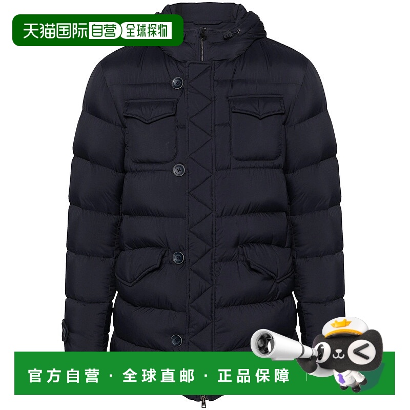 1h可退 HERNO 男士外套 PI004ULE12456Z9202 AW2025 黑色 'L'Eski