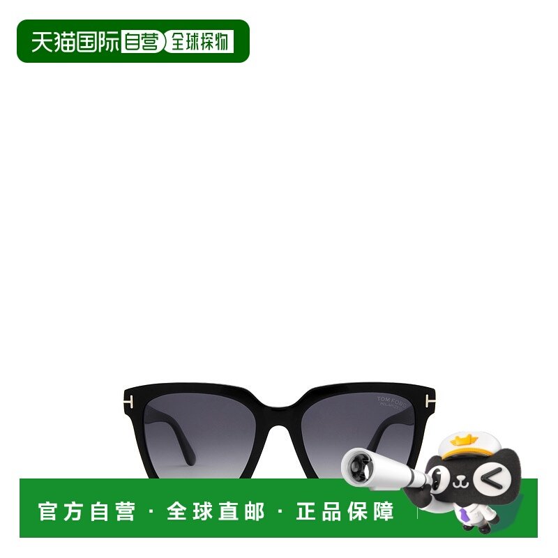 1h可退 TOM FORD 女士太阳镜 FT095201D SS2025 黑色 Selby
