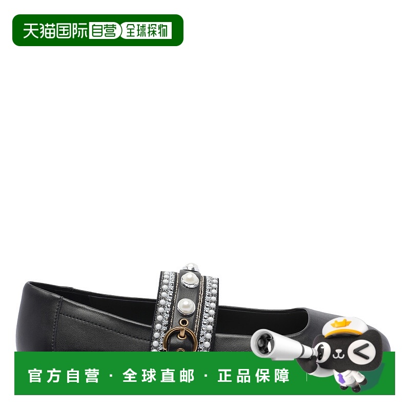 1h可退 PINKO 女士芭蕾乐福鞋 SD0381P003Z99 AW2025 黑色 'Max 0