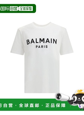BALMAIN 男士T恤 GH1EG000BD45GAB SS2026 白色 Balmain T-Shirts