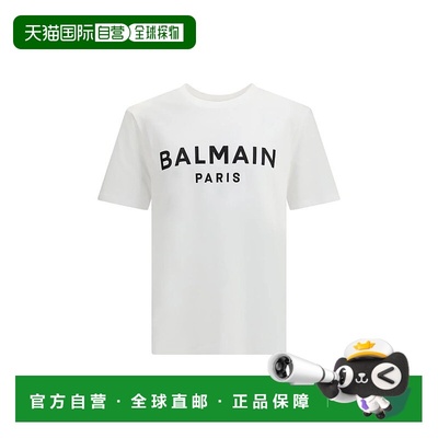 BALMAIN 男士T恤 GH1EG000BD45GAB SS2026 白色 Balmain T-Shirts