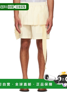 1h可退 潮奢 Walter Van Beirendonck 男士 灰白色 Ringling 短裤