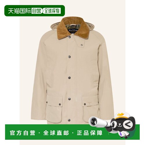 Barbour 男士户外风衣 100287208712000 CO 浅棕色 WINTER ASHBY