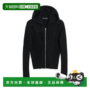 OUR LEGACY 女士针织毛衣 W4243CB AW2024 黑色 长袖针织开衫帽衫
