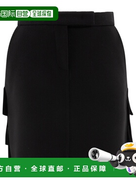 1h可退 潮奢 MaxMara 麦斯玛拉 女士 Camelwool 迷你半身裙 24211