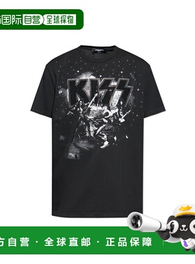 DSQUARED2 男士T恤 S78GD0105D20035900 CO 黑色 短袖T恤