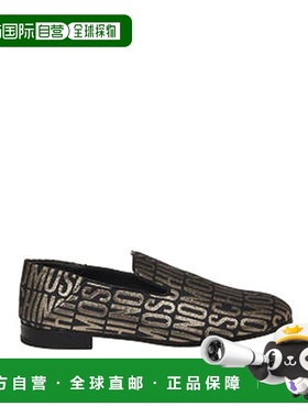 1h可退 MOSCHINO 男士商务休闲鞋 MM10502C1I10500A CO 黑色 Logo