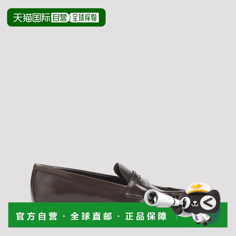 1h可退 PRADA 女士芭蕾乐福鞋 1D175OF020007F0003 AW2025 棕色