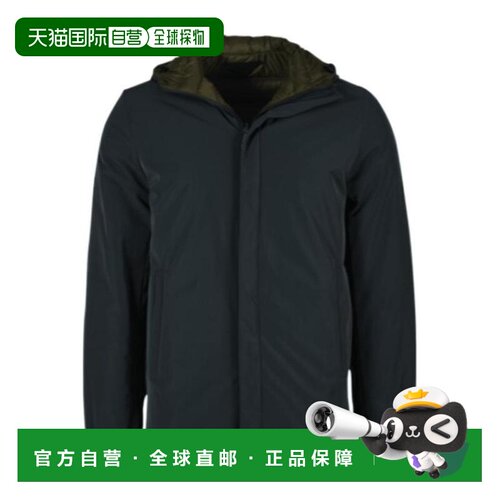 PRADA 男士夹克 SGB3241KJWF0ZP8 SS2026 蓝色 双面连帽休闲夹克