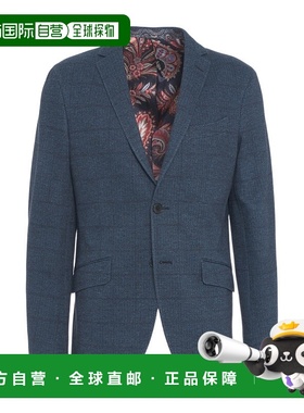 1h可退 ETRO 男士夹克 MRCB000199JTB02S9883 AW2025 蓝色男装