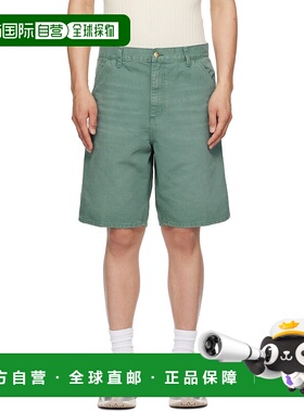 1h可退 潮奢 CARHARTT WIP 男士 绿色 Single Knee 短裤 I034797