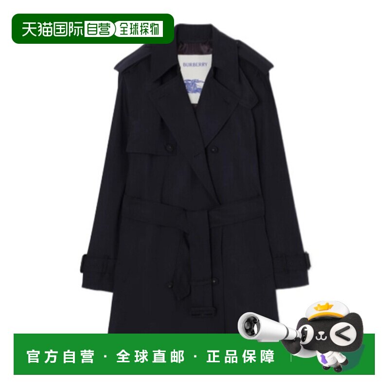 香港直邮BURBERRY 女士风衣 81257491 AW2026 黑【付后1h可退】