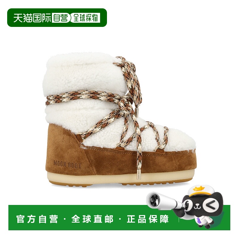 1h可退 潮奢 Moon Boot 月亮靴 女士 icon 经典款毛羊皮靴子 80D1