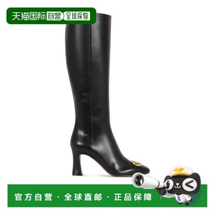 AW2025 7W2S0ML1DSH0NO 黑色长筒靴 女士靴子 VALENTINO