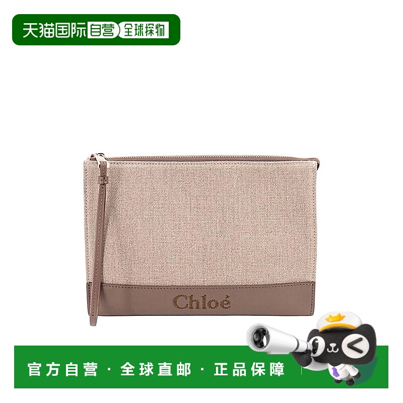 1h可退 CHLOÉ 女士手拿包 CHC23SP869J9023QBEIGE SS2025