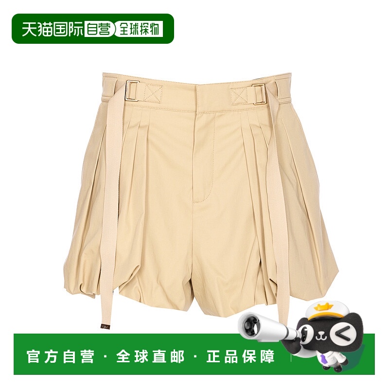 1h可退 CHLOÉ 女士短裤 25USH2811823I AW2025 浅棕色