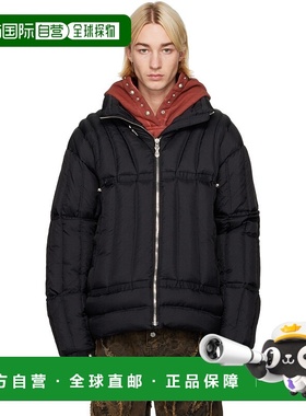 1h可退 潮奢 THUG CLUB 男士 黑色 War Life 羽绒夹克 TC24PA0101