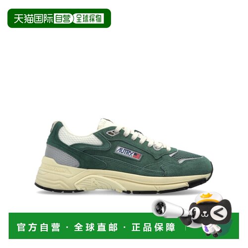 AUTRY 男士运动鞋 HYLMUM22 SS2026 绿色 Hyperway 系带休闲运动