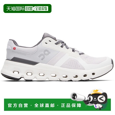 1h可退 潮奢 On 男士 灰色 & 白色 Cloudrunner 2 运动鞋 3ME1014