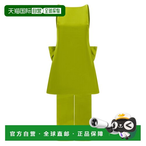 Self-Portrait 女士 长款蝴蝶结连衣裙 AW26008SGGREEN