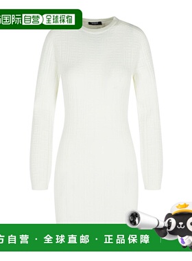 BALMAIN 女士连衣裙 FF1R8865KI630KA AW2025 白色包臀裙