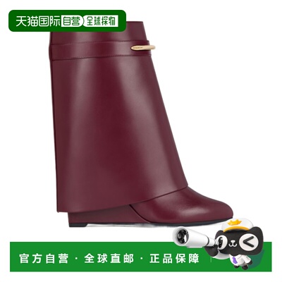 GIVENCHY 女士高跟鞋 BE605LE1J7604 SS2026 红色 Shark 皮踝靴