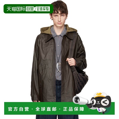 Lemaire 男士 棕色 Detachable Hood Coated Technical Linen Rai