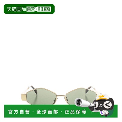 CELINE 女士眼镜 4S254CMLB35SG CO 绿色 Triomphe metal sunglas