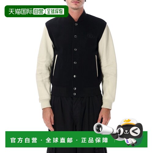 DIESEL 男士外套 26AA211640LHAL9XX AW2026 黑色 ARRY COLLEGE B