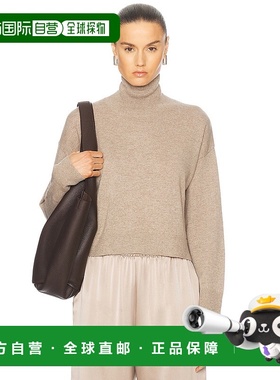 1h可退 潮奢 Sablyn 女士 褐色高领毛衣 SABLE2407羊绒