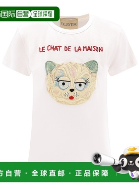 VALENTINO 女士T恤 BMG25J9LDA03 AW2025 白色 短袖T恤