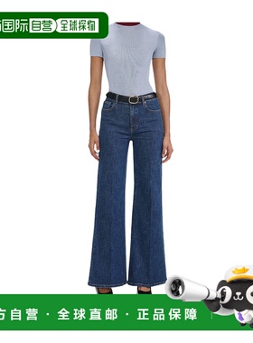 1h可退 SELF-PORTRAIT 女士牛仔裤 AW25823PBL AW2025 蓝色喇叭裤