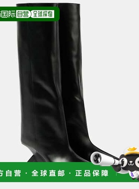 1h可退 潮奢 The Attico 女士 Cheope 皮质及膝靴子长筒靴女靴