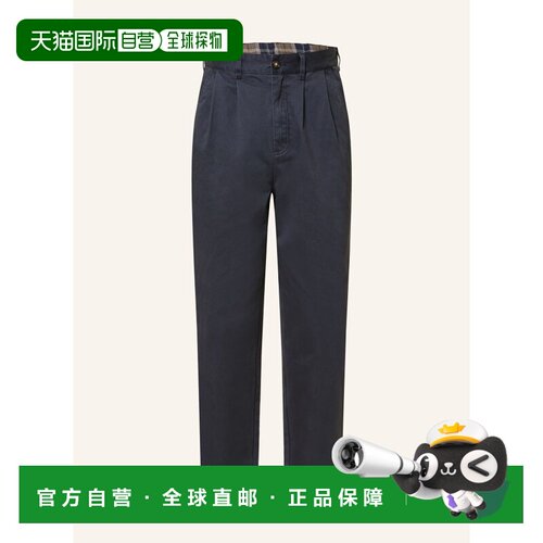 Barbour 男士正装裤 100313621017000 CO 蓝色 YORKLANE Regular