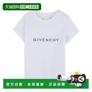 男童衬衫 圆领短袖 H3088710P 白色 T恤 AW2025 GIVENCHY