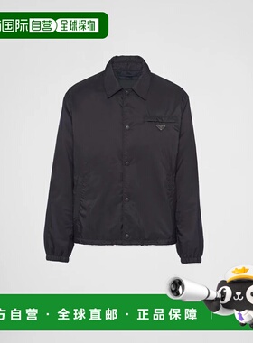 PRADA 男士夹克 SGB7371WQ9F0002SOOO CO 黑色 Prada Re-Nylon Ja