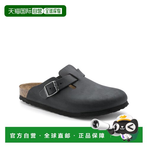 BIRKENSTOCK 男士拖鞋 0059463BLACK AW2026 黑色 BOSTON半拖