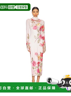 1h可退 潮奢 AFRM 女士 Shailene 网纱连衣裙 AD019902VDC24