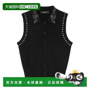 SS2026 VERSACE 10202831A161591B000 背心 黑色 男士