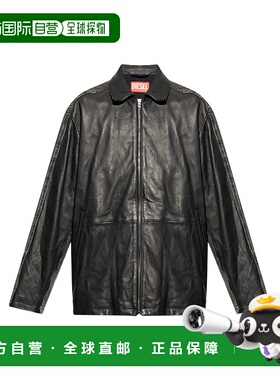 DIESEL 男士夹克 A121750WGAV97W SS2024 黑色 长袖休闲夹克