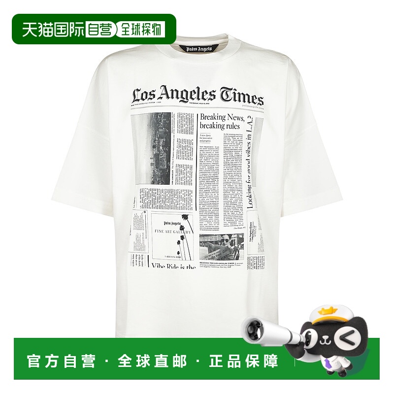1h可退 PALM ANGELS 男士T恤 PMAA10BF25JER0020310 AW2025