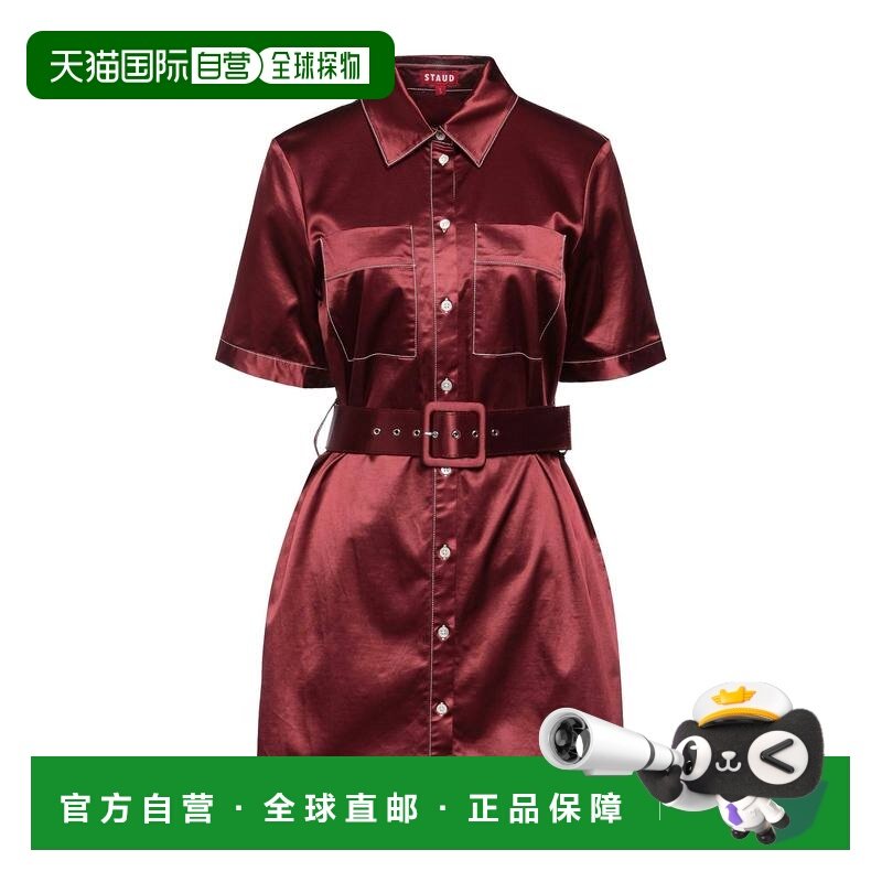 1h可退 潮奢 Staud 女士 短款连衣裙 red红色 舒适时尚,女装/女士精品,连衣裙,淘宝优惠券,粉丝福利购,淘宝优惠卷