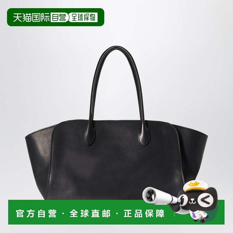 THE ROW 女士手提包 W1800L72BAS AW2025 黑色 Marlo 14 皮革包,箱包皮具/热销女包/男包,通用款女包,淘宝优惠券,粉丝福利购,淘宝优惠卷