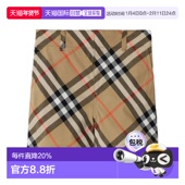 格纹棉质短裤 BURBERRY AW2024 花色 男童短裤 80895811